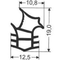 Stahlzargendichtung Z13-20 grau